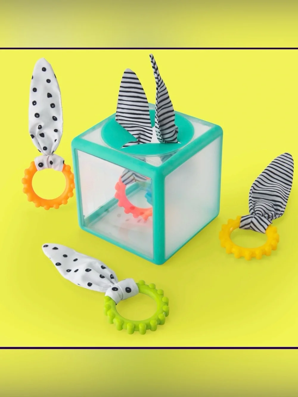 SASSY rainbow ring drop toy baby toy